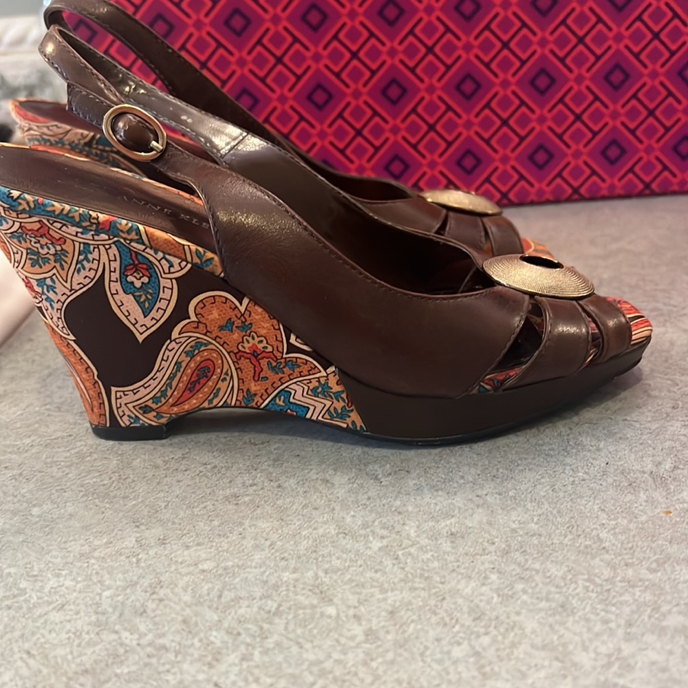 Anne Kline fabric sided wedges